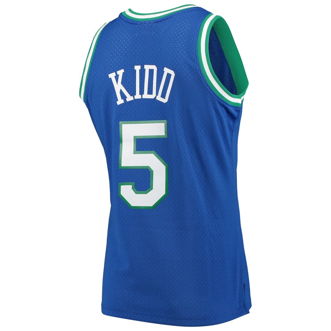 Jason Kidd | Dallas Mavericks | 1994/95 Hardwood Classics Swingman Jersey - Blue