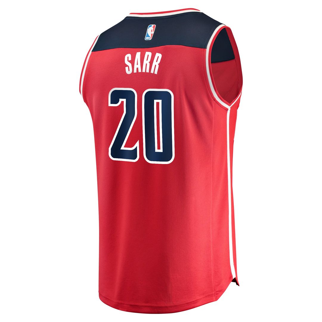 Alexandre Sarr | Washington Wizards | Fast Break Replica Player Jersey - Icon Edition - Red