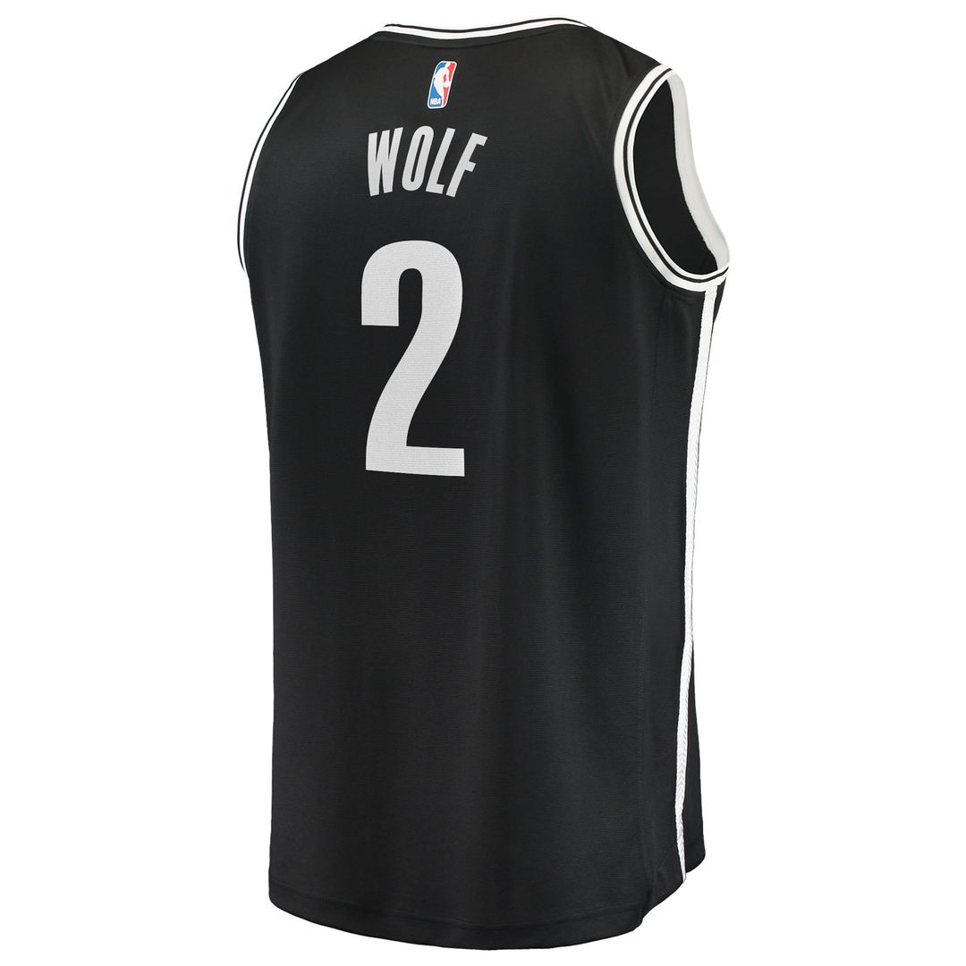 Daniel Wolf | Brooklyn Nets | Fast Break Replica Jersey - Black - Icon Edition