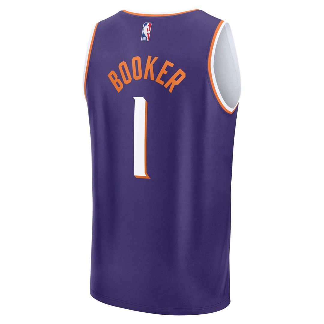 Devin Booker | Phoenix Suns | Youth Fast Break Player Jersey - Icon Edition - Purple