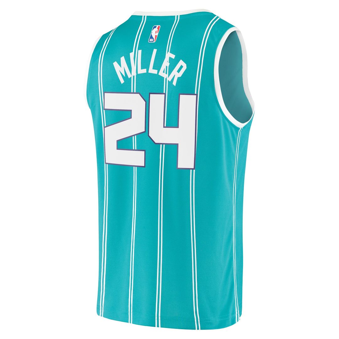 Brandon Miller | Charlotte Hornets | Fast Break Replica Jersey - Icon Edition - Teal