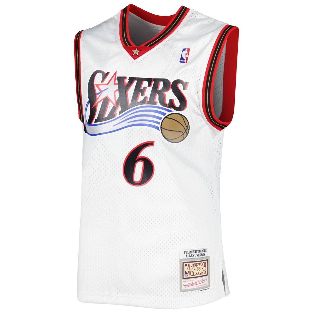Allen Iverson | Philadelphia 76ers | 2002/03 Hardwood Classics Swingman Jersey - Red