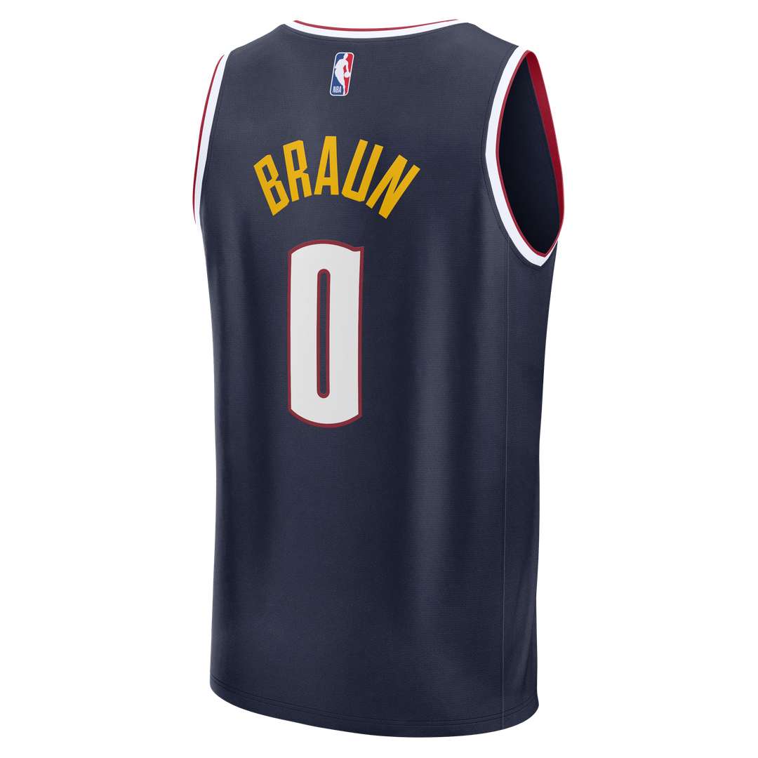 Christian Braun | Denver Nuggets | Fast Break Replica Jersey - Icon Edition - Navy