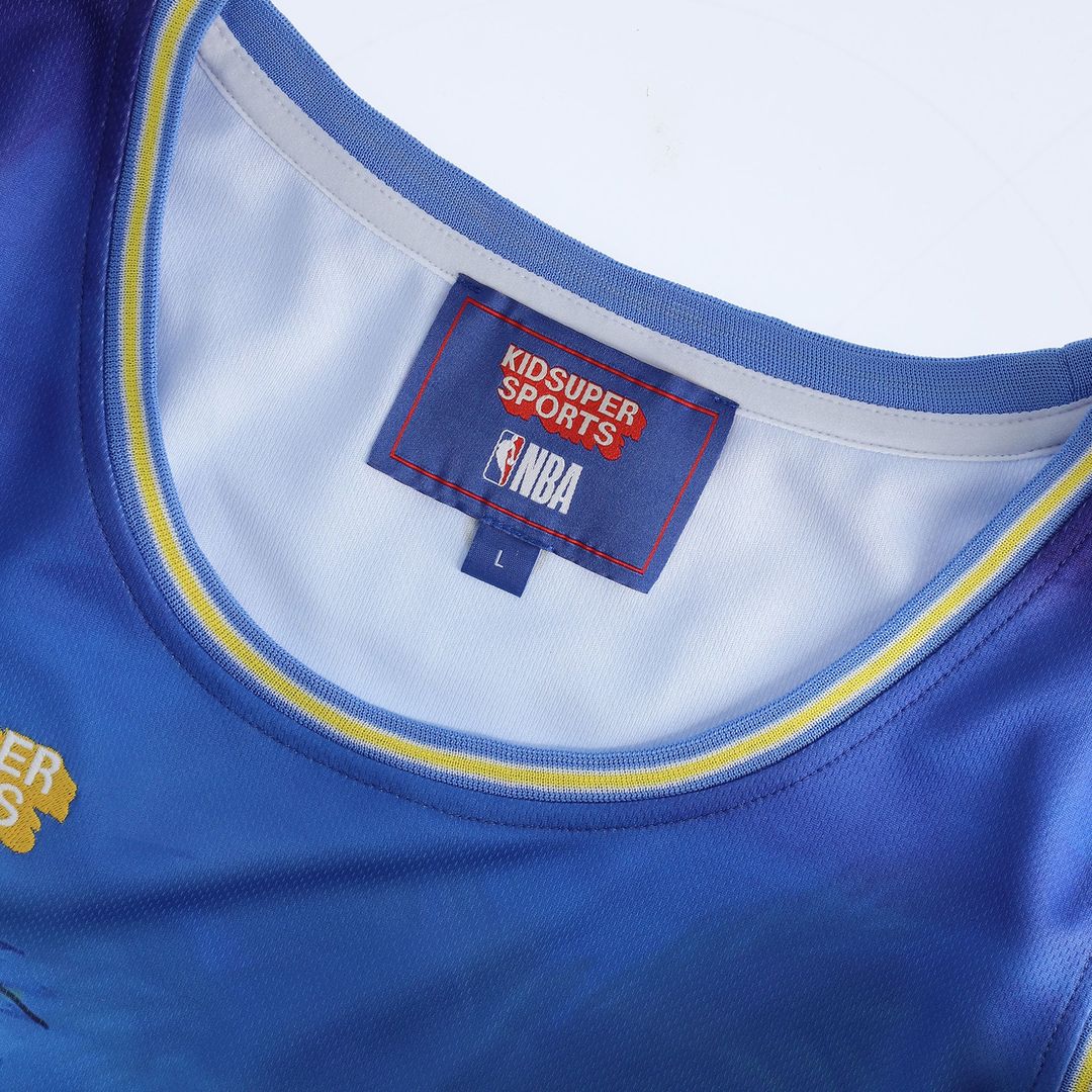 NBA & KidSuper Studios by | Miami Heat | Unisex Hometown Jersey - Blue