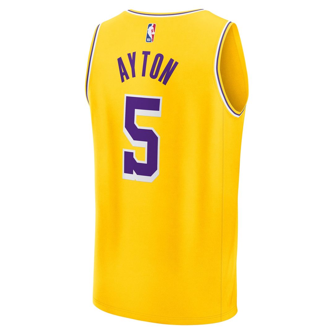 Deandre Ayton | Los Angeles Lakers | Fast Break Replica Player Jersey - Icon Edition - Gold