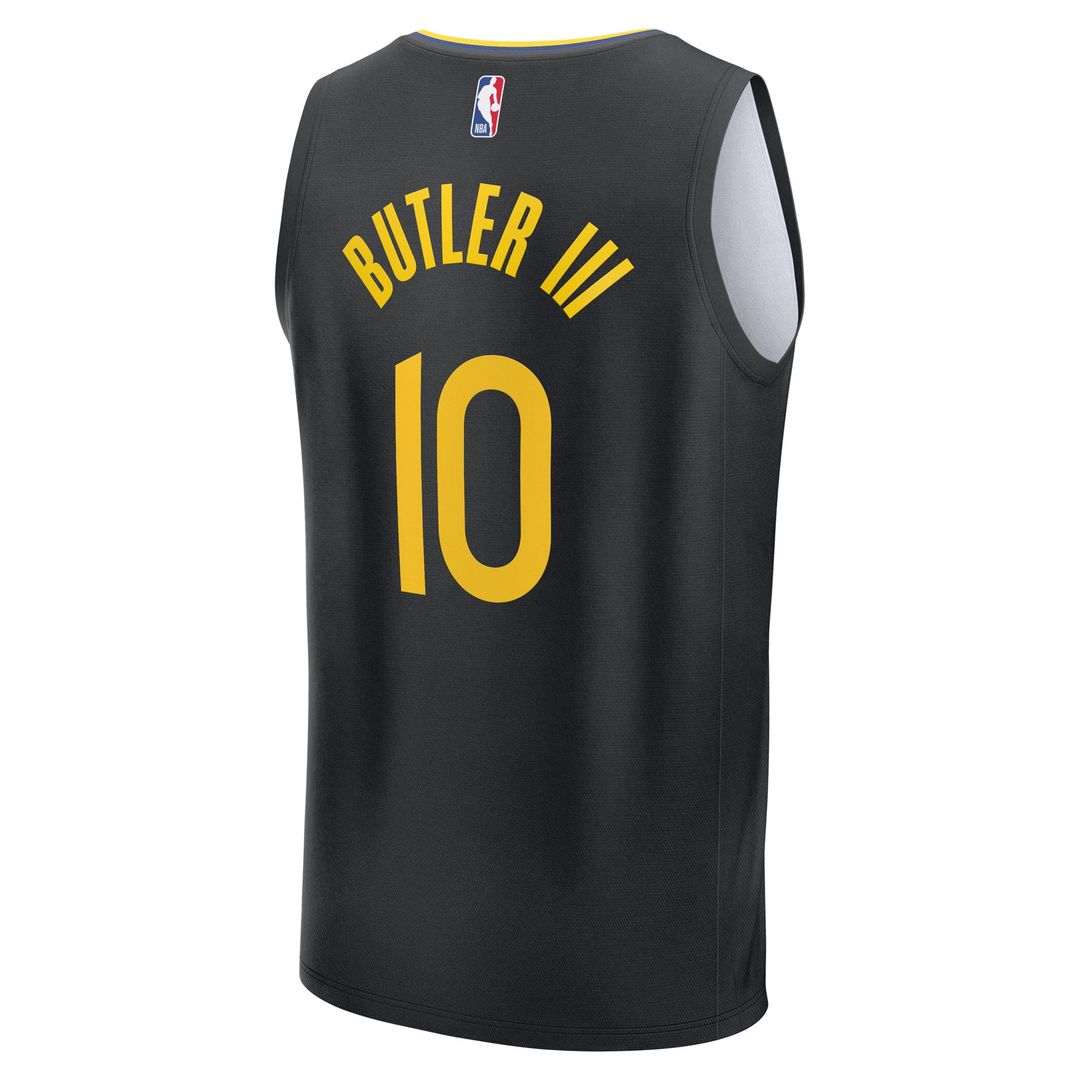 Jimmy Butler III | Golden State Warriors | Fast Break Replica Player Jersey - Statement Edition - Black