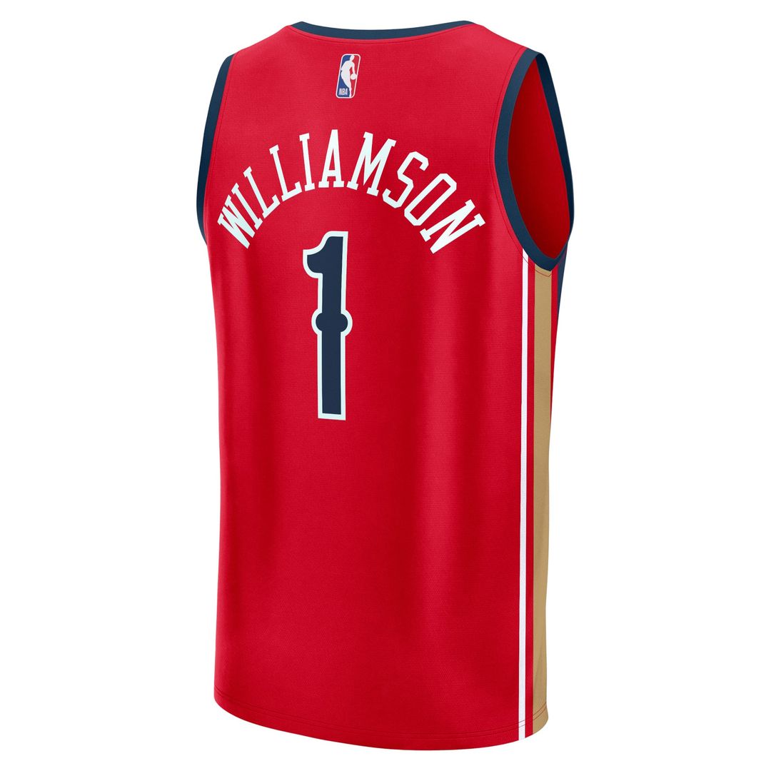 Zion Williamson | New Orleans Pelicans | Fast Break Replica Jersey - Statement Edition - Red