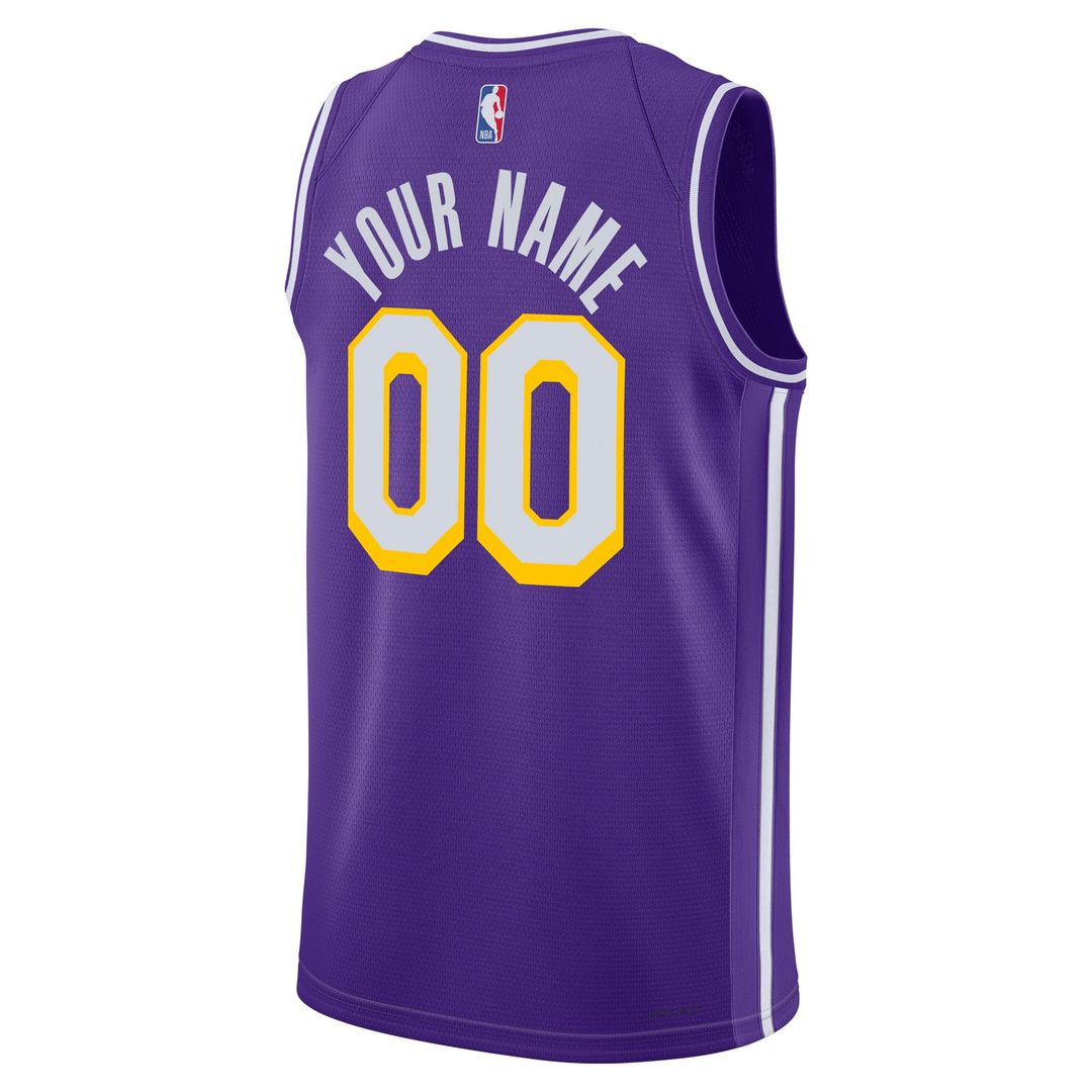 Los Angeles Lakers | Unisex Swingman Custom Jersey - Statement Edition - Purple
