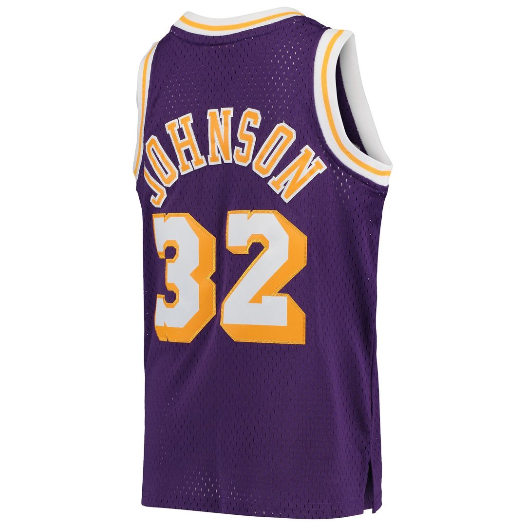 Magic Johnson | Los Angeles Lakers | Youth Swingman Throwback Jersey - Gold