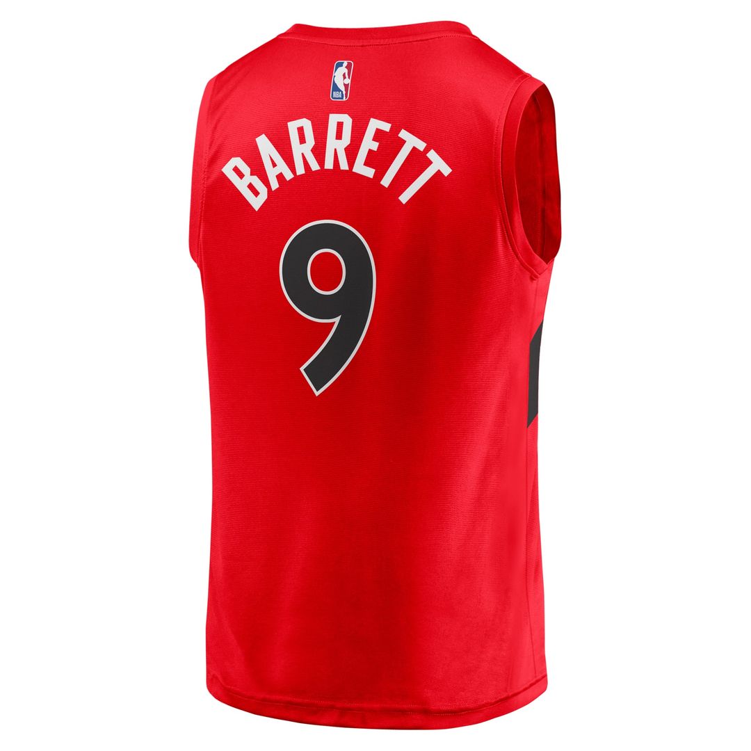 RJ Barrett | Toronto Raptors | Fast Break Player Jersey - Icon Edition - Red
