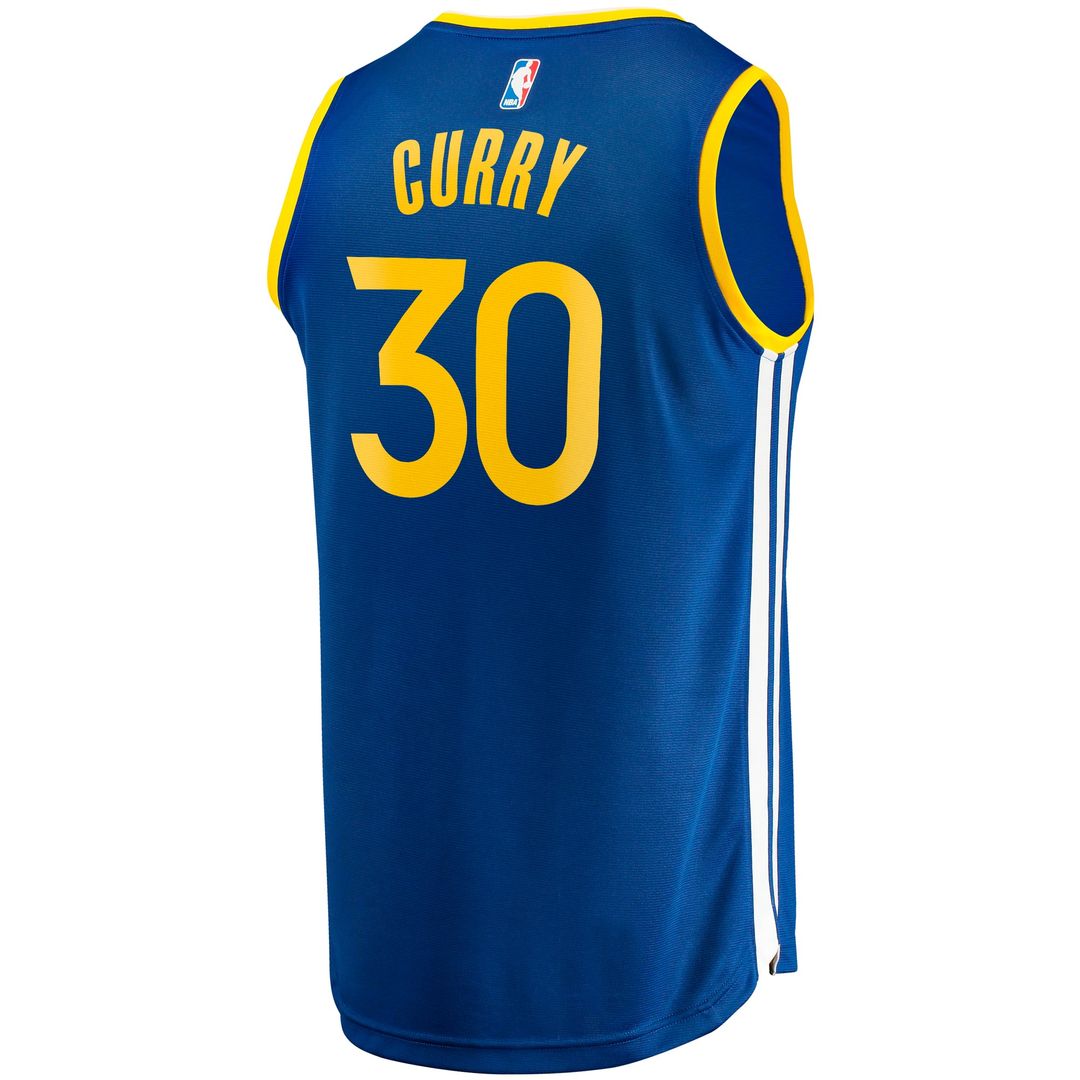 Stephen Curry | Golden State Warriors | Big & Tall Fast Break Player Jersey - Royal - Icon Edition