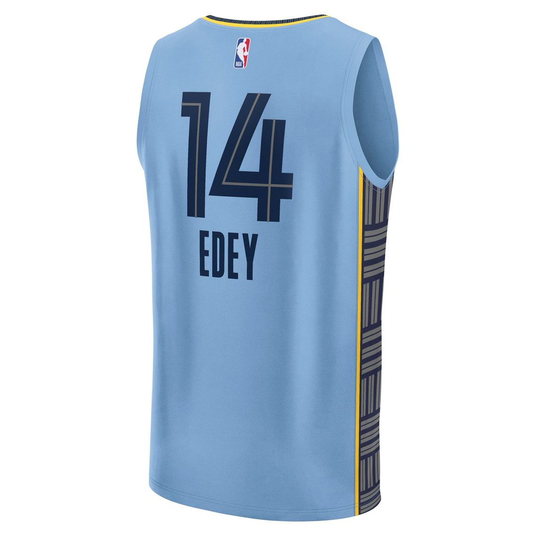 Zach Edey | Memphis Grizzlies | Fast Break Replica Player Jersey - Statement Edition - Light Blue