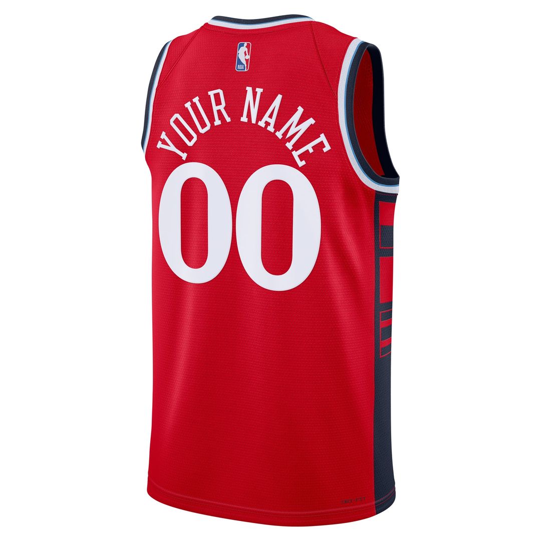 LA Clippers | Unisex 2024/25 Custom Swingman Jersey - Statement Edition - Red