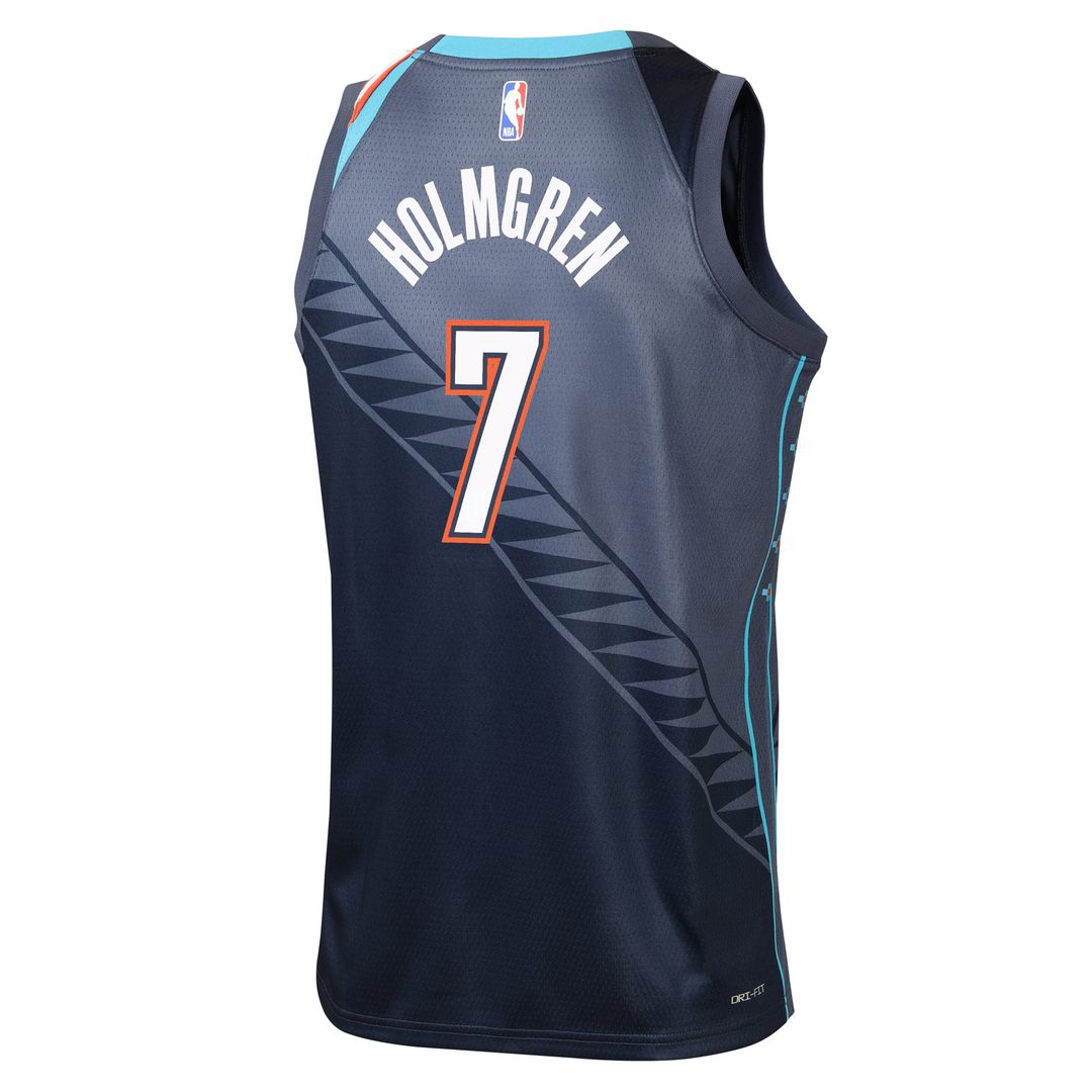 Chet Holmgren | Oklahoma City Thunder | Youth 2025/26 City Edition Swingman Jersey - Navy