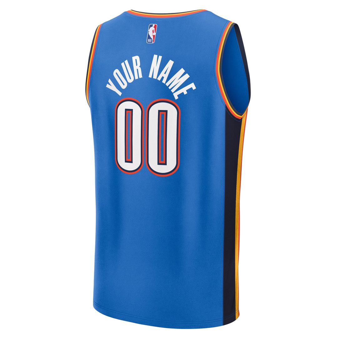 Oklahoma City Thunder | Fast Break Custom Jersey - Icon Edition - Blue