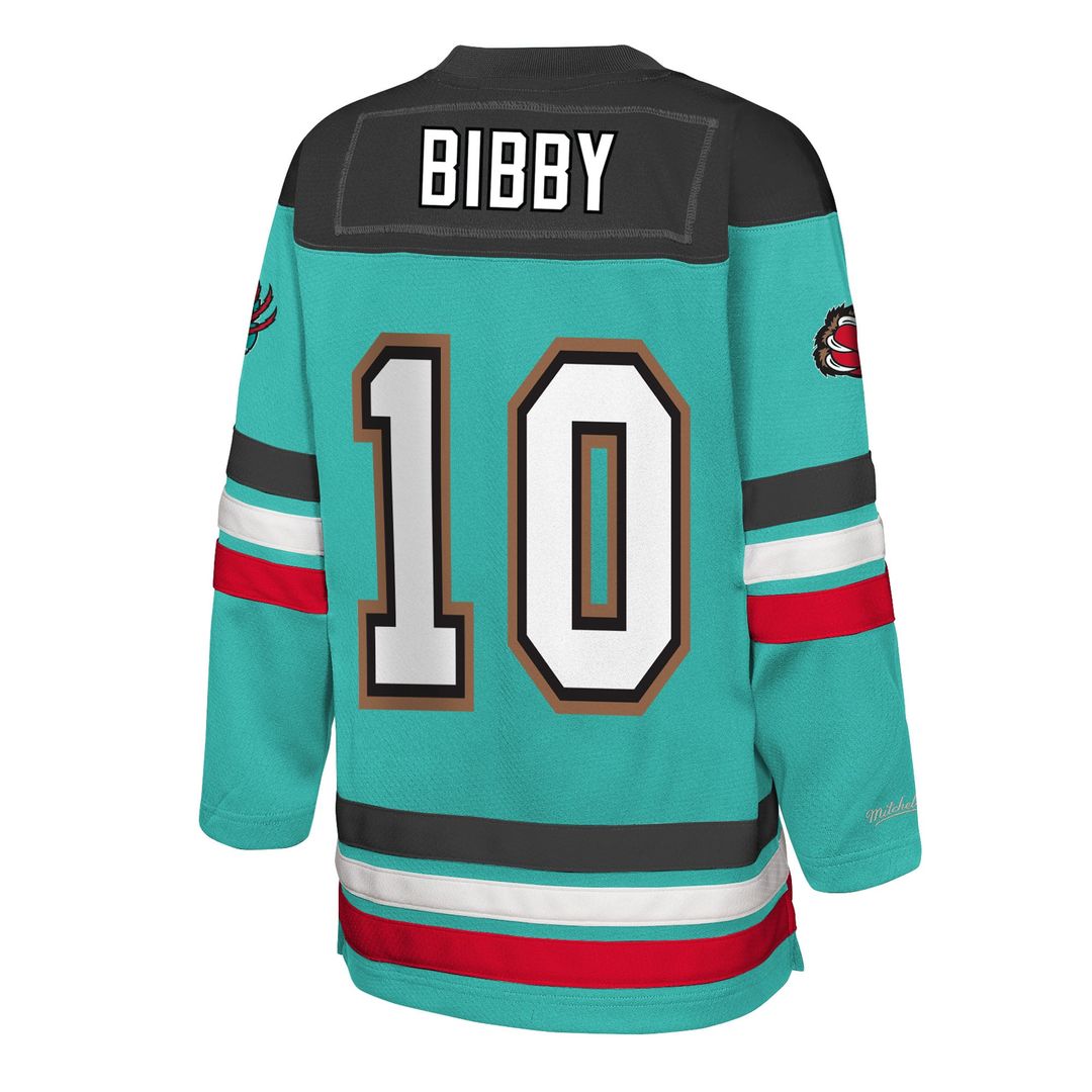 Mike Bibby | Memphis Grizzlies | Youth Maxxed Out 2.0 Fashion Hockey Jersey - Turquoise