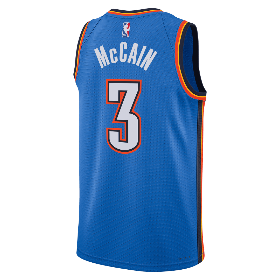 Jared McCain | Oklahoma City Thunder | Unisex Swingman Jersey - Icon Edition - Blue