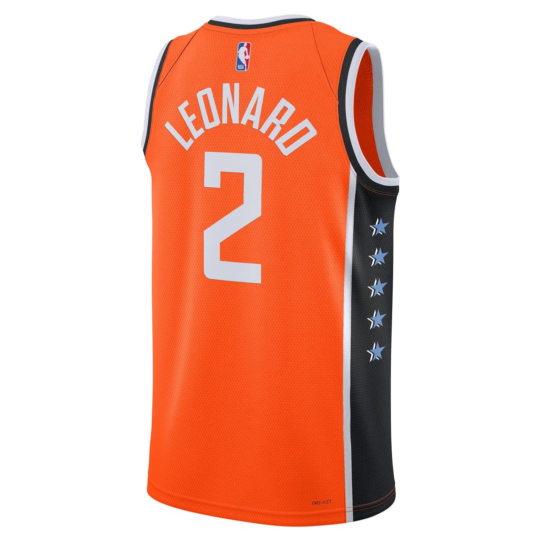 Kawhi Leonard | LA Clippers | Unisex 2025/26 Swingman Jersey - Orange - City Edition
