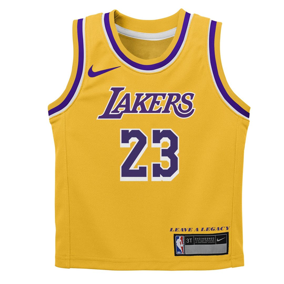LeBron James | Los Angeles Lakers | Preschool Dri - FIT Swingman Player Jersey - Icon Edition - Gold