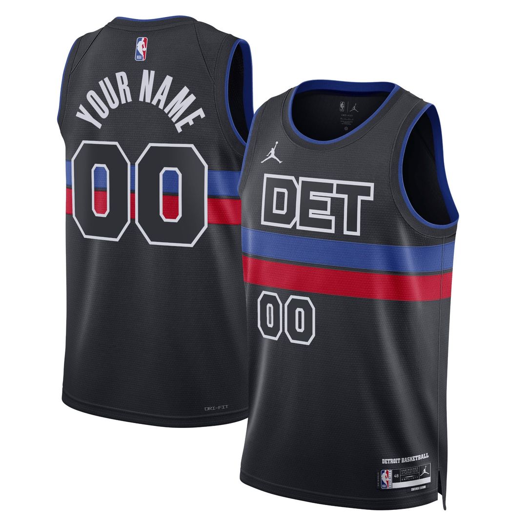 Detroit Pistons | Unisex 2022/23 Swingman Custom Jersey - Statement Edition - Blue
