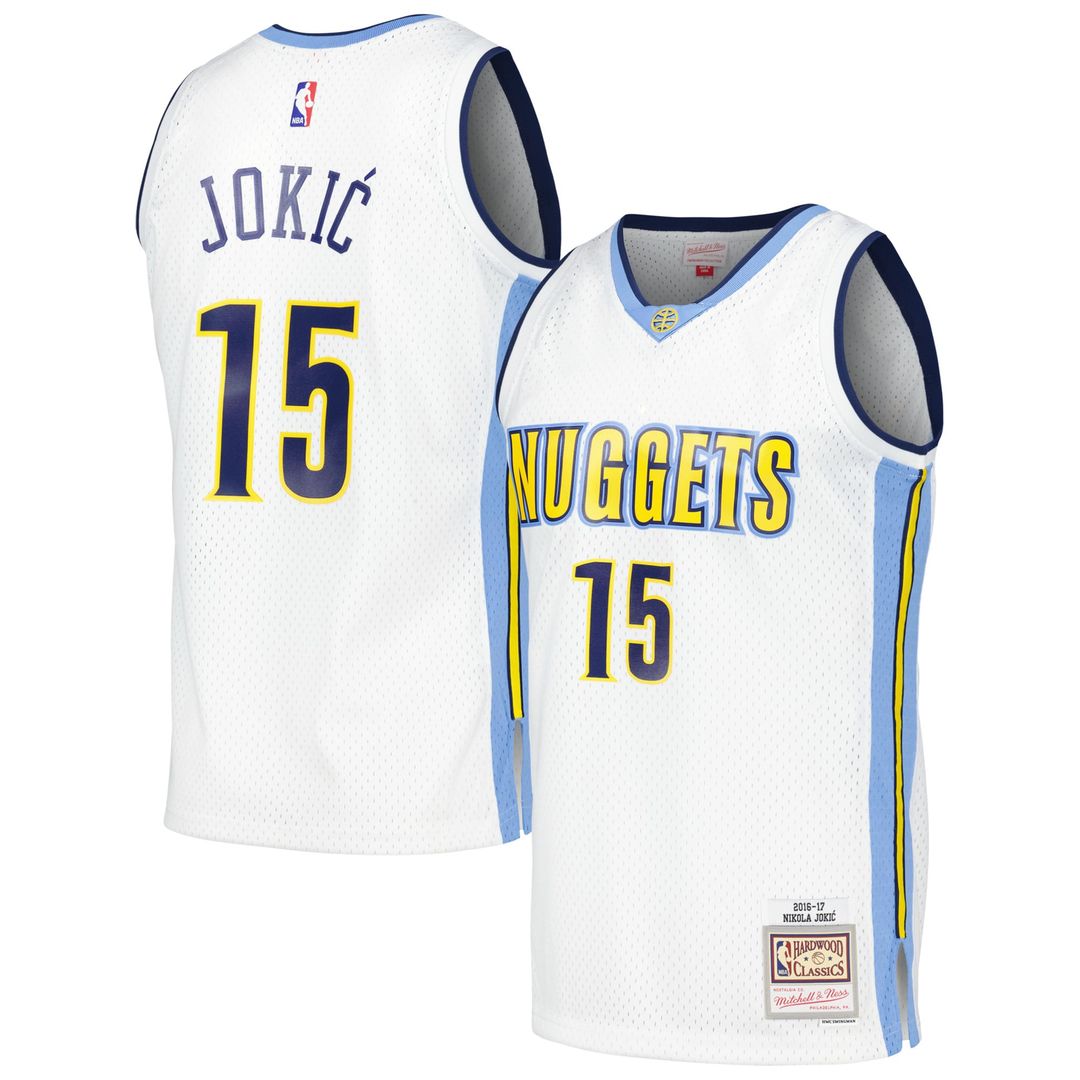 Nikola Jokic | Denver Nuggets | 2016/17 Throwback Swingman Jersey - White