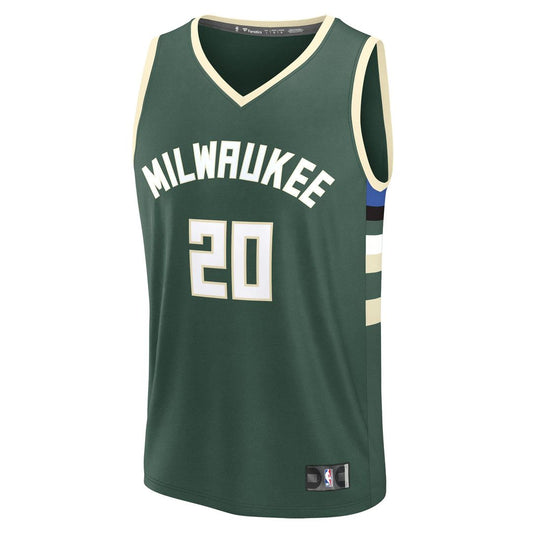 A.J. Green | Milwaukee Bucks | Fast Break Replica Player Jersey - Icon Edition - Hunter Green