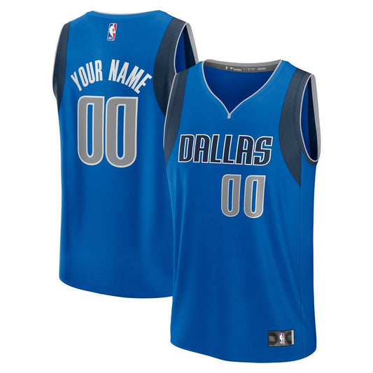 Dallas Mavericks | Fast Break Custom Jersey - Icon Edition - Blue