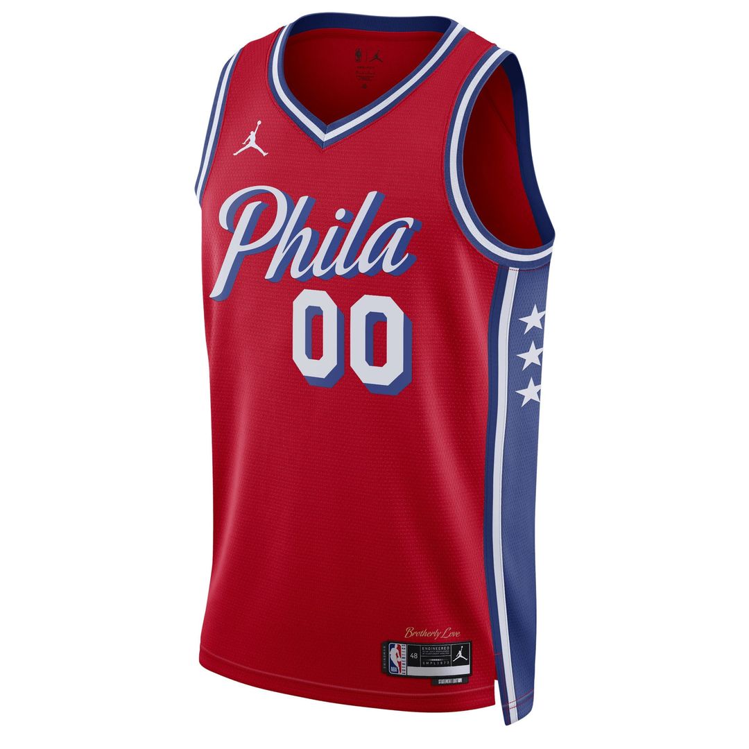 Philadelphia 76ers | Unisex 2022/23 Swingman Custom Jersey - Statement Edition - Red