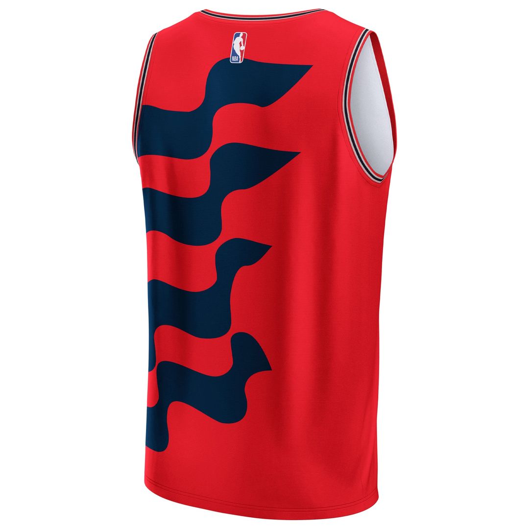 NBA & KidSuper Studios by | Washington Wizards | Unisex Hometown Jersey - Red