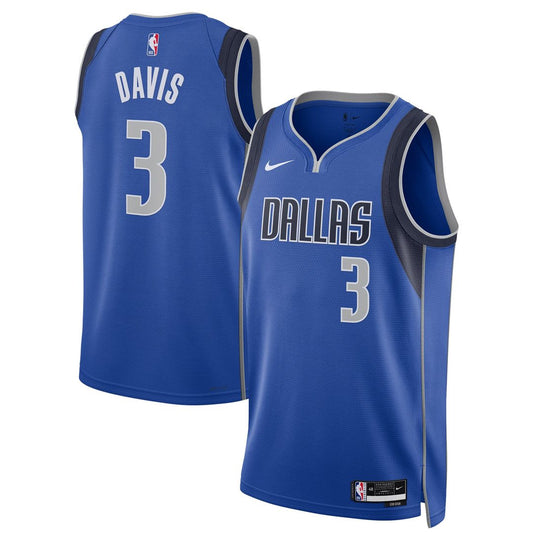 Anthony Davis | Dallas Mavericks | Unisex Swingman Player Jersey - Icon Edition - Blue
