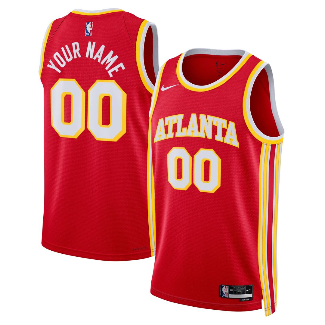 Atlanta Hawks | Unisex Swingman Custom Jersey White - Association Edition