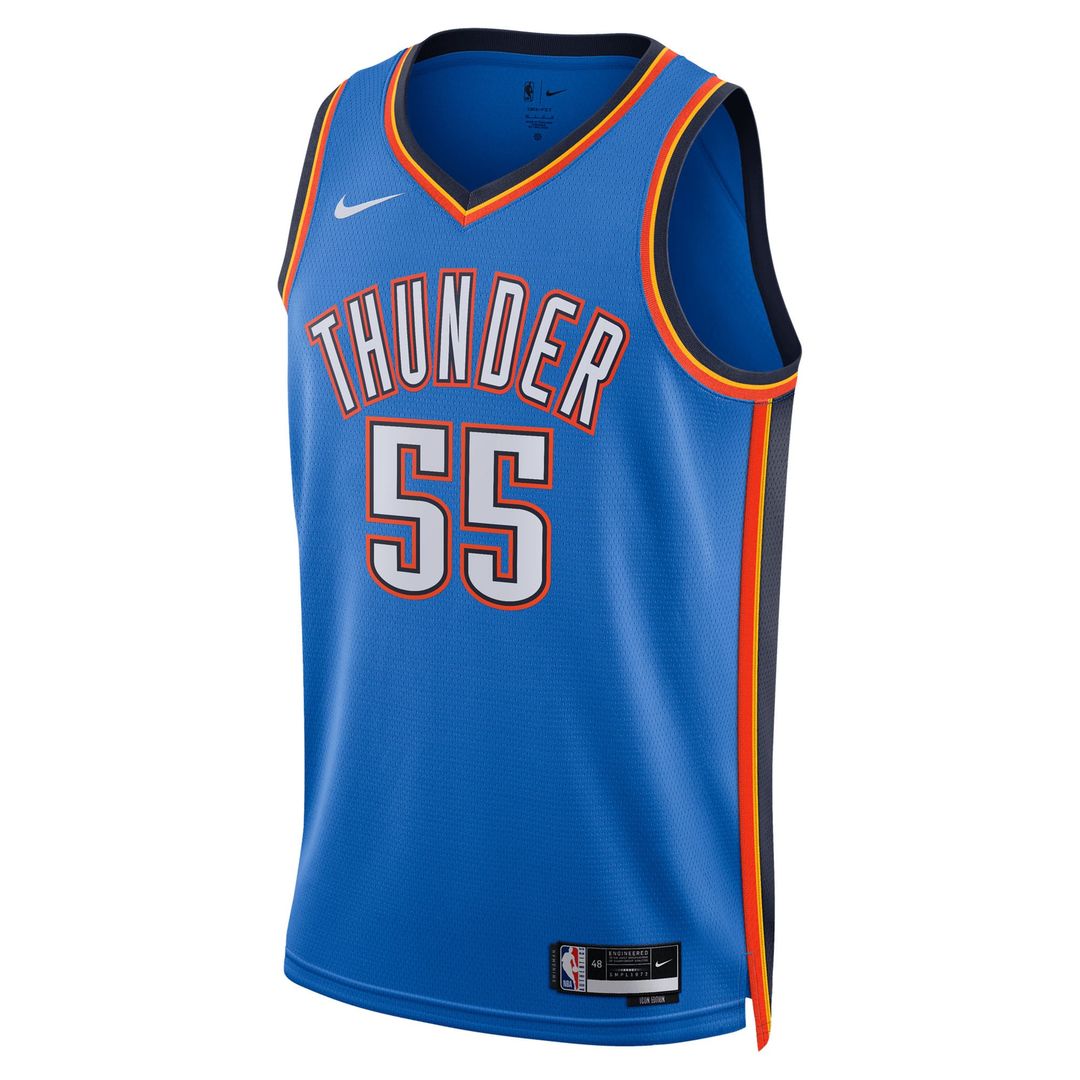 Isaiah Hartenstein | Oklahoma City Thunder | Unisex Swingman Jersey - Icon Edition - Blue