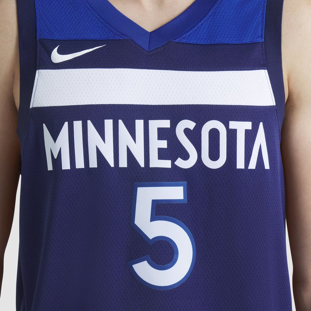 Anthony Edwards | Minnesota Timberwolves | Unisex Swingman Jersey - Icon Edition - Navy