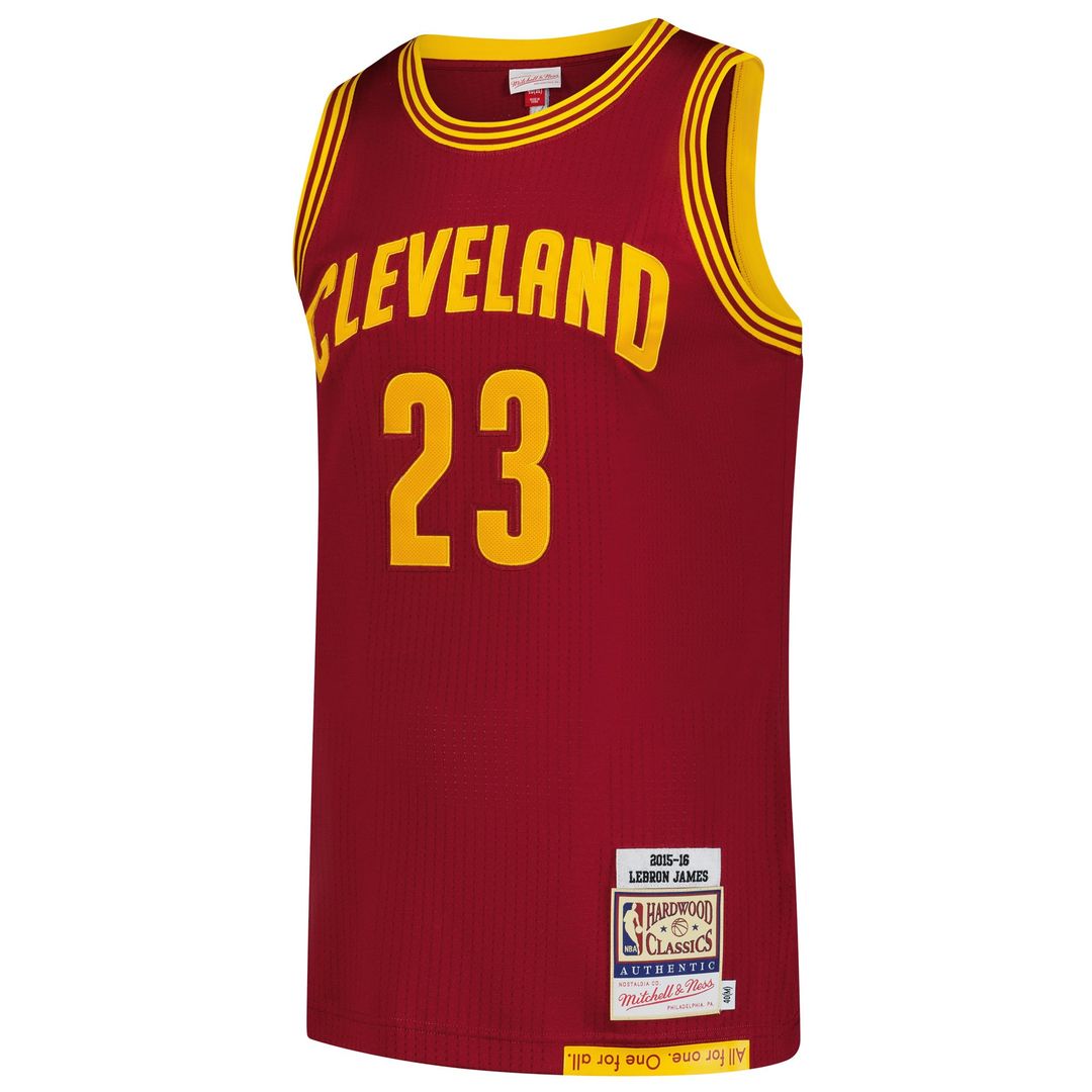 LeBron James | Cleveland Cavaliers | Hardwood Classics 2015/16 Jersey - Wine