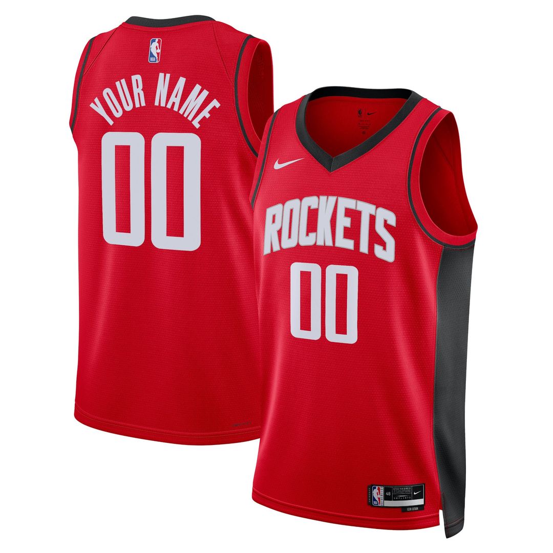 Houston Rockets | Unisex Swingman Custom Jersey Red - Icon Edition