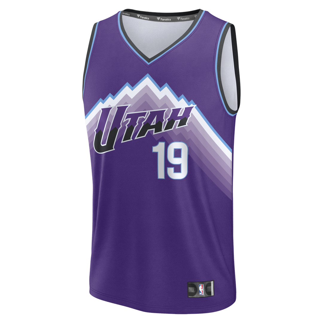 Ace Bailey | Utah Jazz | Fast Break Replica Jersey - Purple - Icon Edition