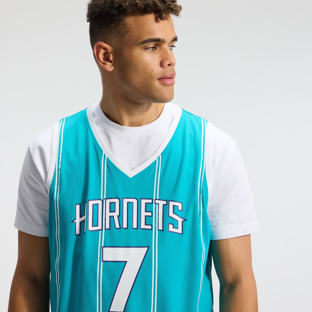 Kon Knueppel | Charlotte Hornets | 2025 NBA Draft First Round Pick Fast Break Replica Jersey - Icon Edition - Teal