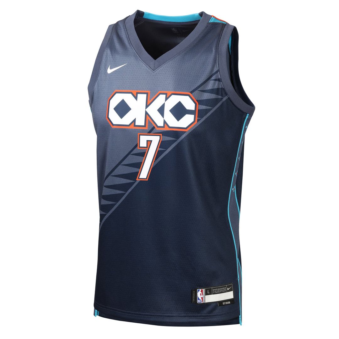 Chet Holmgren | Oklahoma City Thunder | Youth 2025/26 City Edition Swingman Jersey - Navy
