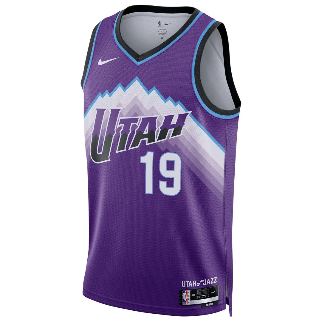 Ace Bailey | Utah Jazz | Unisex Swingman Jersey - Icon Edition - Purple