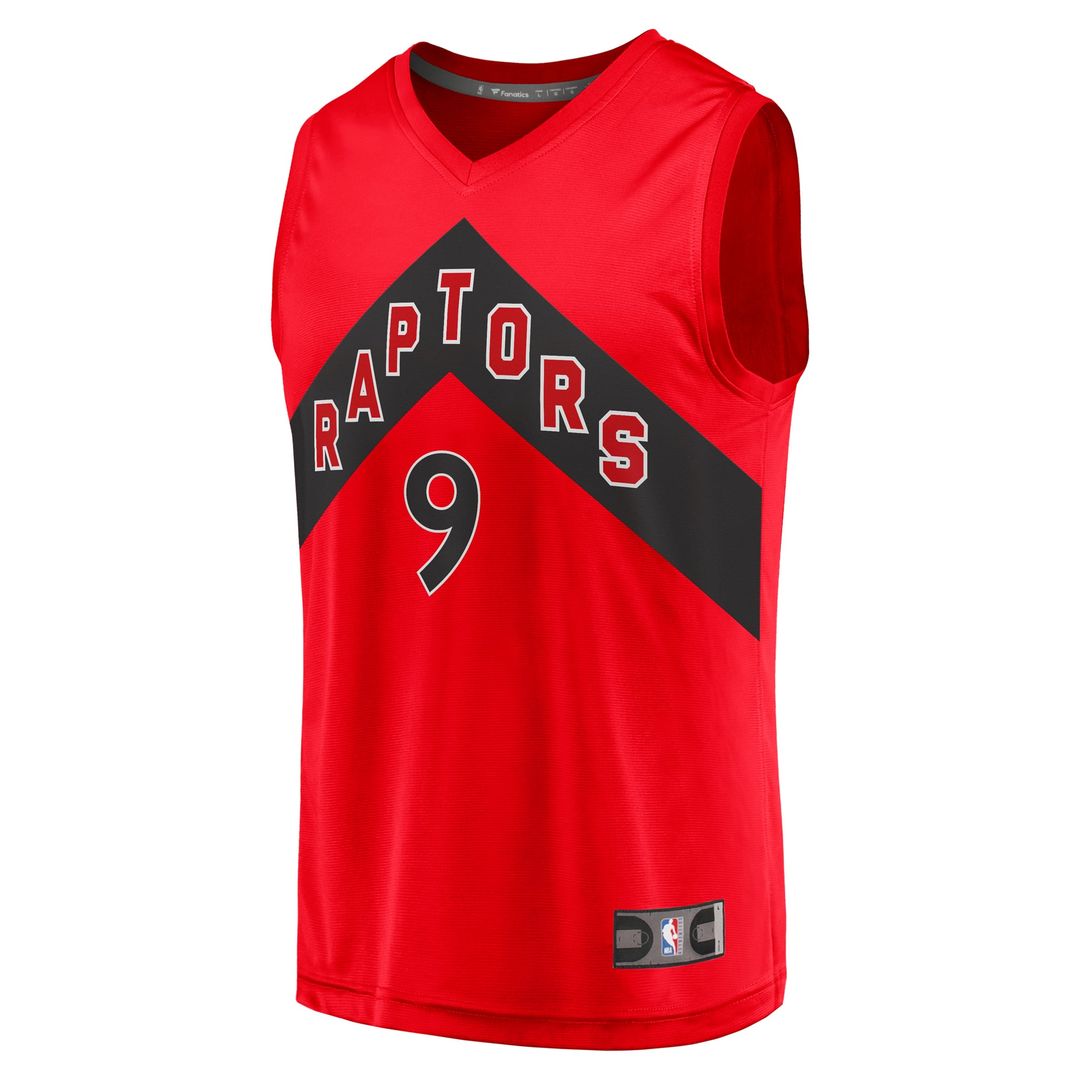RJ Barrett | Toronto Raptors | Fast Break Player Jersey - Icon Edition - Red