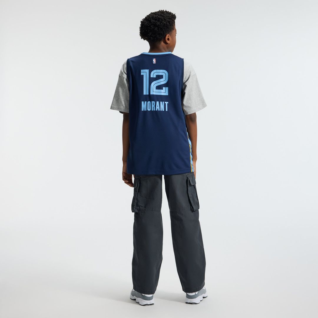 Ja Morant | Memphis Grizzlies | Youth Fast Break Replica Player Jersey - Icon Edition - Navy