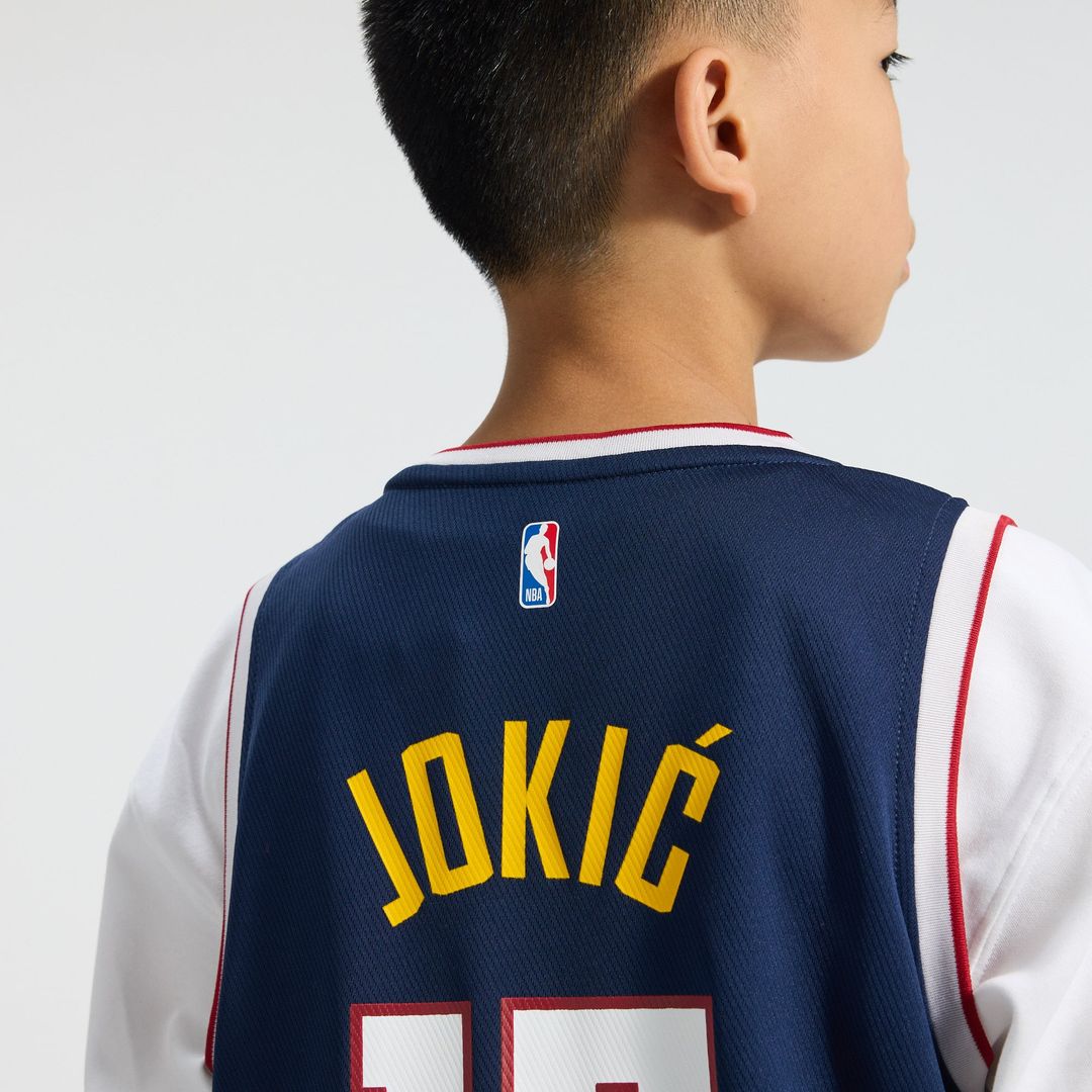 Nikola Jokic | Denver Nuggets | Youth Fast Break Replica Player Jersey - Icon Edition - Navy