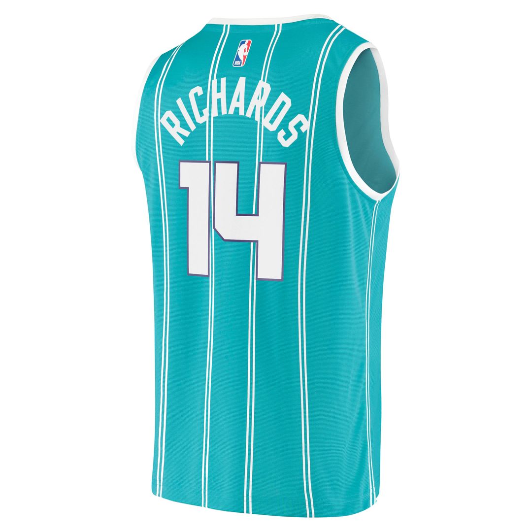 Nick Richards | Charlotte Hornets | Fast Break Replica Jersey - Icon Edition - Teal