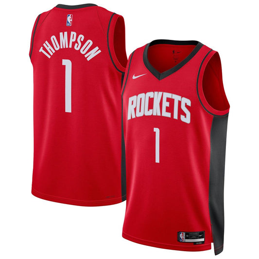 Amen Thompson | Houston Rockets | Unisex Swingman Player Jersey - Icon Edition - Red