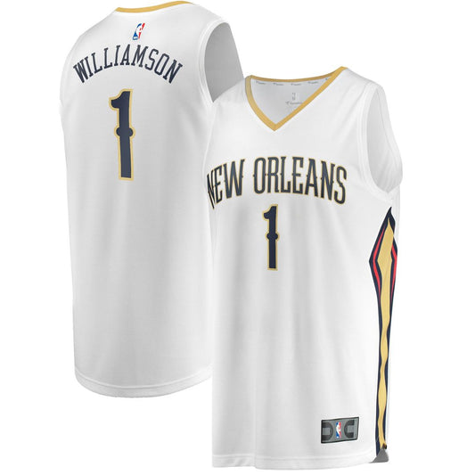Zion Williamson | New Orleans Pelicans | Replica Fast Break Jersey White - Association Edition