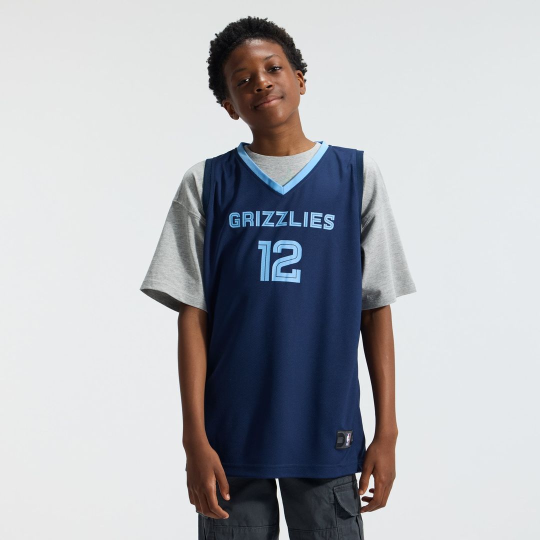Ja Morant | Memphis Grizzlies | Youth Fast Break Replica Player Jersey - Icon Edition - Navy