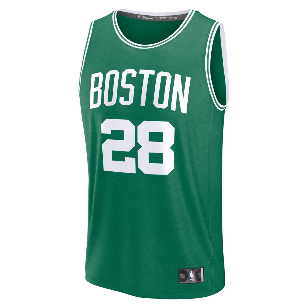 Hugo Gonzalez | Boston Celtics | Youth 2025 NBA Draft First Round Pick Fast Break Replica Jersey - Icon Edition - Kelly Green