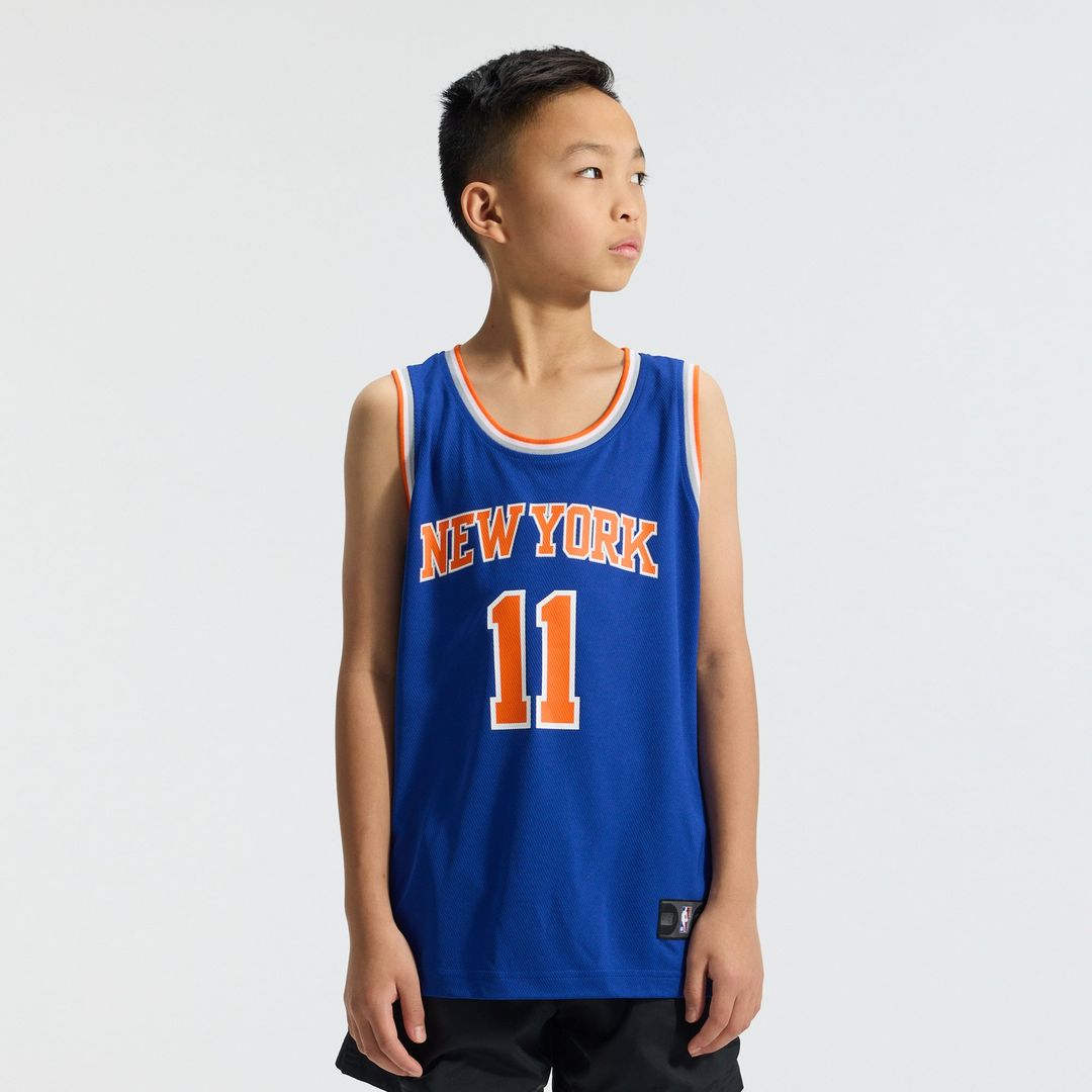 Jalen Brunson | New York Knicks | Youth Fast Break Replica Player Jersey - Icon Edition - Blue