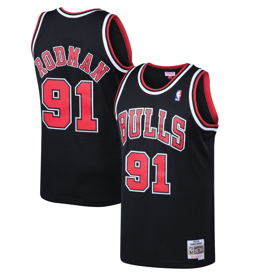 Dennis Rodman | Chicago Bulls | 1997/98 Hardwood Classics Swingman Jersey - Black