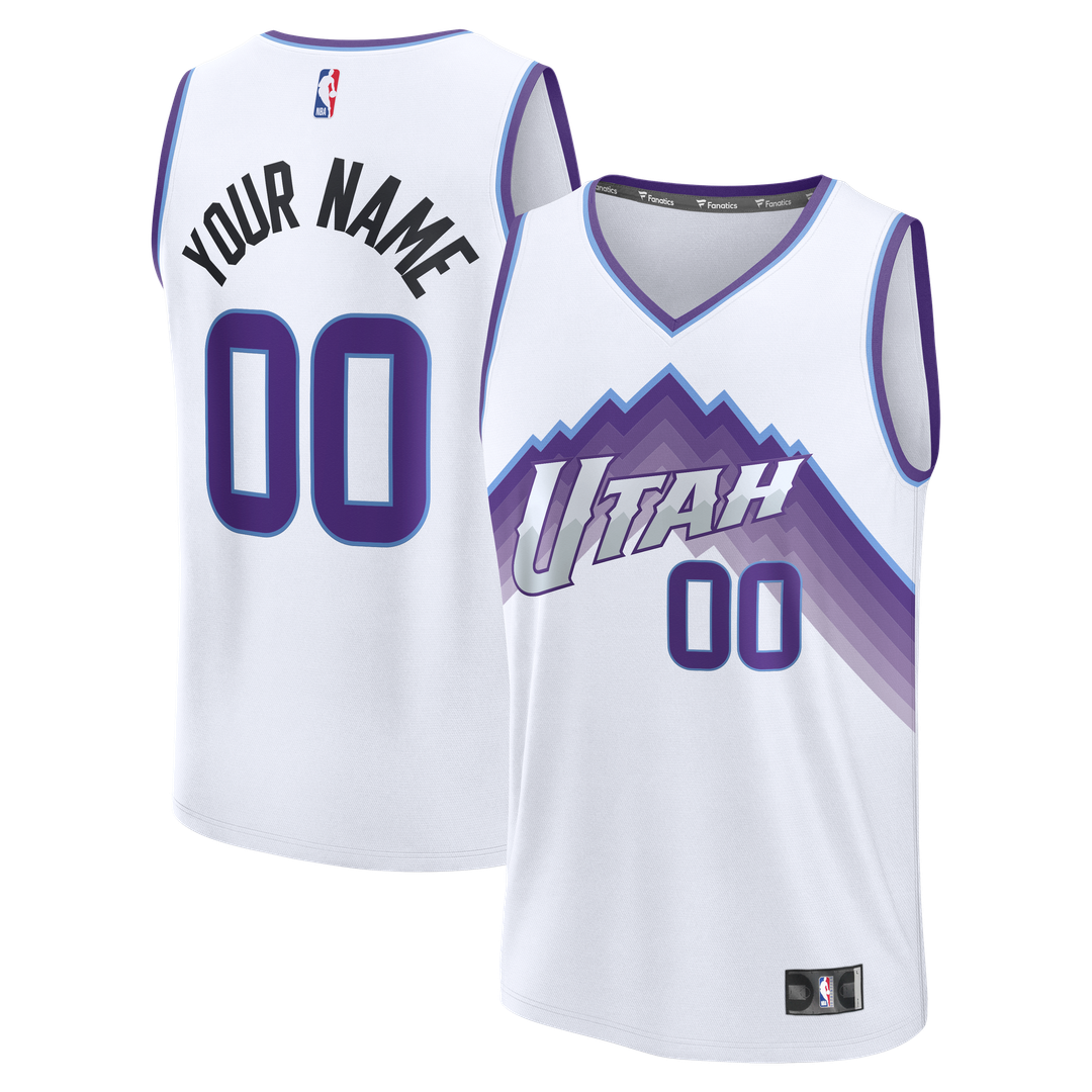 Utah Jazz | Youth Fast Break Replica Custom Jersey - Association Edition